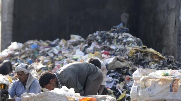 Noida is yet to get a landfill site. (Sunil Ghosh/HT Photo) Noida is yet to get a landfill site. (Sunil Ghosh/HT Photo)