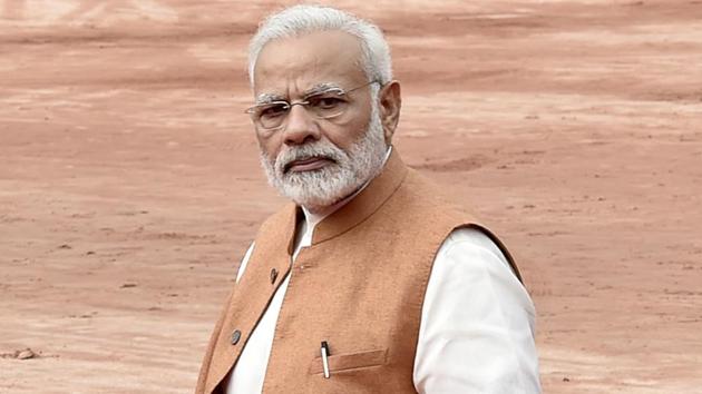 Prime Minister Narendra Modi named Piyush Goyal the railways minister and Dharmendra Pradhan was promoted as oil and gas minister.(Ajay Aggarwal/HT Photo) Prime Minister Narendra Modi named Piyush Goyal the railways minister and Dharmendra Pradhan was promoted as oil and gas minister.(Ajay Aggarwal/HT Photo)