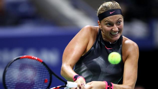 Kvitova, a two-time Grand Slam champion, will face Venus Williams next. (AFP) Kvitova, a two-time Grand Slam champion, will face Venus Williams next. (AFP)