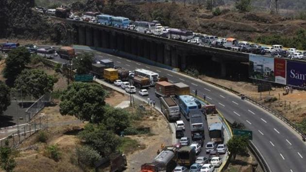 According to the police, the trailer was coming towards Mumbai from Pune. (File) According to the police, the trailer was coming towards Mumbai from Pune. (File)