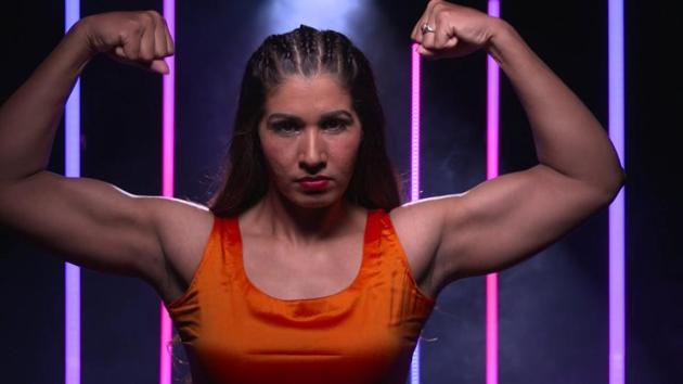Kavita Devi is the first Indian woman wrestler to compete in WWE.(Twitter) Kavita Devi is the first Indian woman wrestler to compete in WWE.(Twitter)