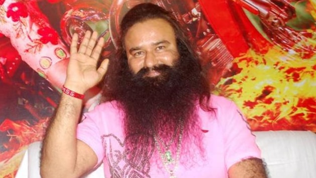 Rape convict Gurmeet Ram Rahim.(HT Photo)