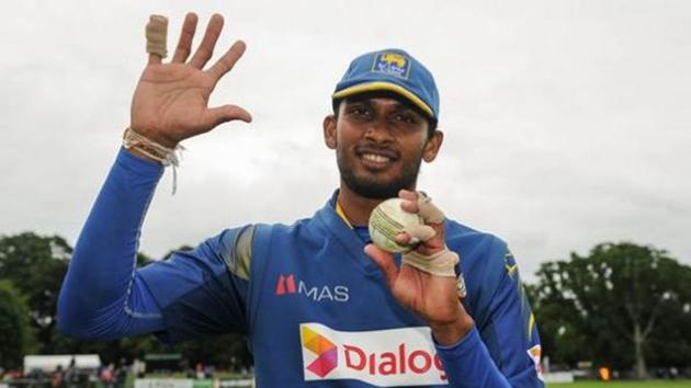 Dasun Shanaka has played 12 T20Is for Sri Lanka so far.(Twitter)