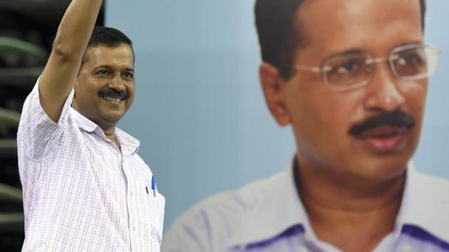 The AAP of Arvind Kejriwal will contest all the 230 assembly seats in Madhya Pradesh. (Sonu Mehta/HT PHOTO) The AAP of Arvind Kejriwal will contest all the 230 assembly seats in Madhya Pradesh. (Sonu Mehta/HT PHOTO)