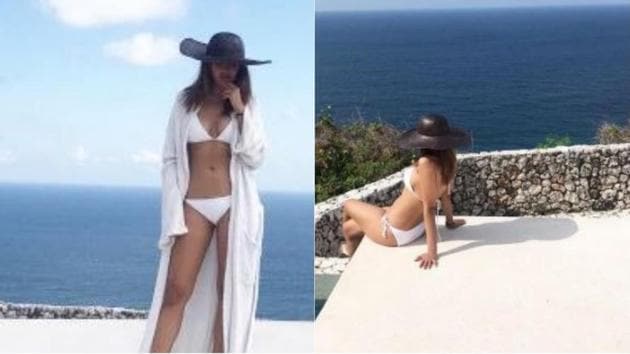 Esha Gupta on a holiday in Indonesia. Esha Gupta on a holiday in Indonesia.