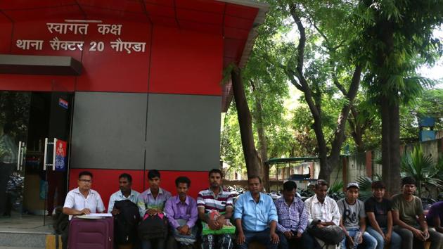 The police said the placement agency had advertised on various platforms, offering jobs to people who later approached them at their office in Sector 10. (Salman Ali/HT) The police said the placement agency had advertised on various platforms, offering jobs to people who later approached them at their office in Sector 10. (Salman Ali/HT)
