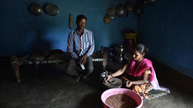 Having stood out for taking a position against Maoists, these former SPOs now find their lives oscillating between uncertainty and terror. They do odd jobs, don’t go home because they fear for their lives, shudder each time they hear of former SPOs being killed by Maoists, and are unsure if the government will consider them for any jobs in the future. (Ravi Choudhary/HT PHOTO) 