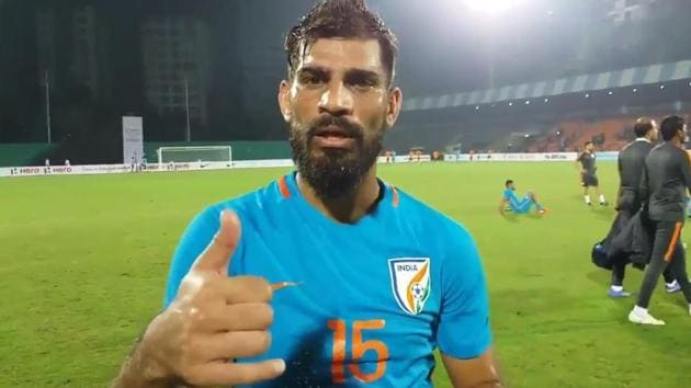 India rode on Balwant Singh’s brace to beat Macau 2-0 in their 2019 AFC Asian Cup qualifier. Catch highlights of Macau vs India, 2019 AFC Asian Cup qualifier, here.(Video screenshot - Twitter/IndianFootball)