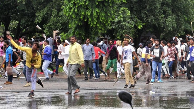 Fearing a police crackdown, many dera followers who own businesses in the district have gone into hiding and their shops have been closed for the last week(HT File)