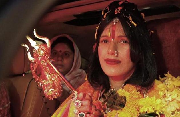 Self-styled “godwoman” Sukhwinder Kaur alias Radhe Maa