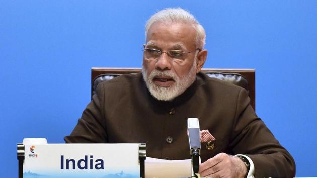 Prime Minister Narendra Modi, who was in China for the BRICS Summit, greeted the teaching community on Teachers’ Day.(AP)
