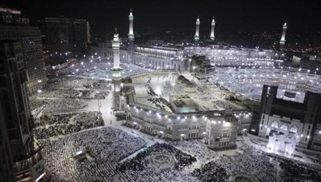 Muslim pilgrims pray at the Grand Mosque, ahead of the annual Hajj pilgrimage in the Muslim holy city of Mecca, Saudi Arabia, Tuesday, Aug. 29, 2017. (AP) Muslim pilgrims pray at the Grand Mosque, ahead of the annual Hajj pilgrimage in the Muslim holy city of Mecca, Saudi Arabia, Tuesday, Aug. 29, 2017. (AP)