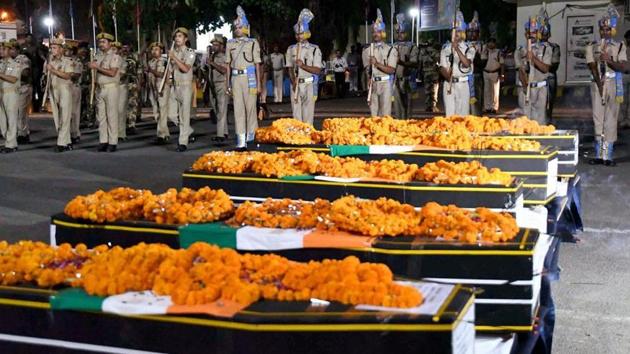 At least 25 CRPF jawans were killed in a Maoist attack in Chhattisgarh’s Sukma district in April.(PTI File Photo)