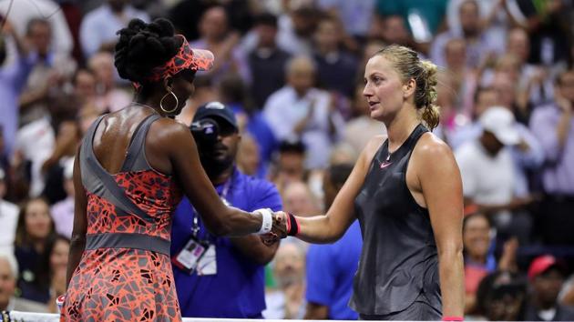 Petra Kvitova put up a hard fight, but it wasn’t enough to stop the evergreen Venus Williams. (AFP) Petra Kvitova put up a hard fight, but it wasn’t enough to stop the evergreen Venus Williams. (AFP)