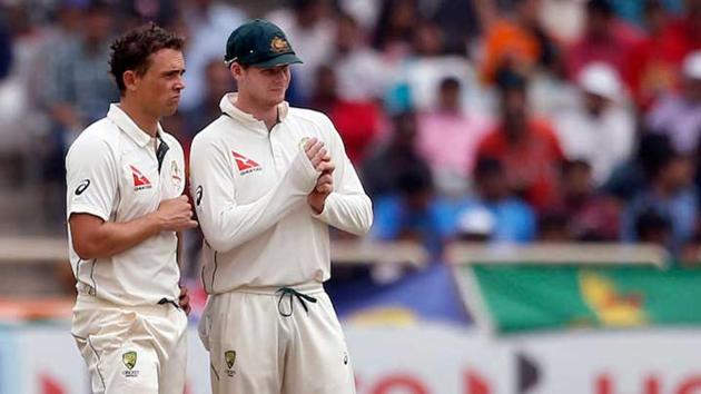 Steve O’Keefe was included in the Australian side for the second Test against Bangladesh in place of the injured Josh Hazlewood. (Twitter) Steve O’Keefe was included in the Australian side for the second Test against Bangladesh in place of the injured Josh Hazlewood. (Twitter)