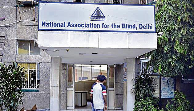 A British man has been arrested for alleged sexual abuse of visually impaired children at the National Association for Blind home .(Arun Sharma/HT PHOTO)