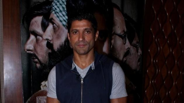 Actor Farhan Akhtar during the promotion of Lucknow Central in Mumbai. (IANS) Actor Farhan Akhtar during the promotion of Lucknow Central in Mumbai. (IANS)