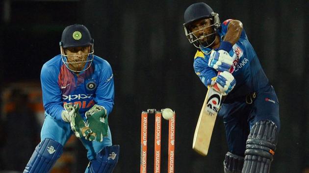Ashan Priyanjan (R) hit a 40-ball 40 as Sri Lanka scored 170/7. (AFP) Ashan Priyanjan (R) hit a 40-ball 40 as Sri Lanka scored 170/7. (AFP)
