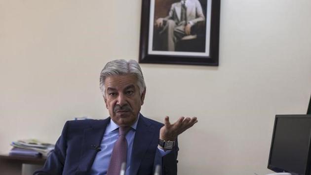 Khawaja Asif speaks during an interview with Reuters at his office in Islamabad March 6, 2014.(Reuters File Photo)