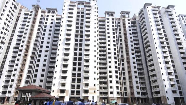 Amrapali Silicon City. (Sunil Ghosh/HT PHOTO) Amrapali Silicon City. (Sunil Ghosh/HT PHOTO)