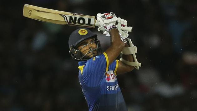 Sri Lanka were then led by Dilshan Munaweera, who hit five fours and four sixes in his 53-run knock. (AP) Sri Lanka were then led by Dilshan Munaweera, who hit five fours and four sixes in his 53-run knock. (AP)