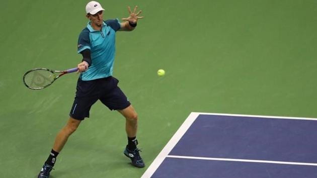 Kevin Anderson defeated Sam Querrey 7-6(5), 6-7(9), 6-3, 7-6(7) to book his place in the semi-finals. (USA TODAY Sports) Kevin Anderson defeated Sam Querrey 7-6(5), 6-7(9), 6-3, 7-6(7) to book his place in the semi-finals. (USA TODAY Sports)