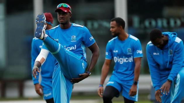 West Indies cricket team skipper Jason Holder leads the team during nets session at Lord’s on Tuesday. The third Test between WI and England cricket team will begin at the stadium from Thursday (Action Images via Reuters) West Indies cricket team skipper Jason Holder leads the team during nets session at Lord’s on Tuesday. The third Test between WI and England cricket team will begin at the stadium from Thursday (Action Images via Reuters)