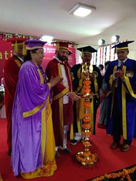 Union minister for human resourse development Prakash Javadekar lighting the inaugural lamp at the 4th convocation of Manipal University in Jaipur on Thursday. (HT Photo.) Union minister for human resourse development Prakash Javadekar lighting the inaugural lamp at the 4th convocation of Manipal University in Jaipur on Thursday. (HT Photo.)