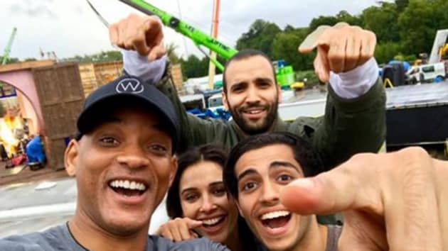 Will Smith will be joined by Mena Massoud (Aladdin), Naomi Scott (Jasmine) and Marwan Kenzari (Jafar) in the live action Aladdin movie.