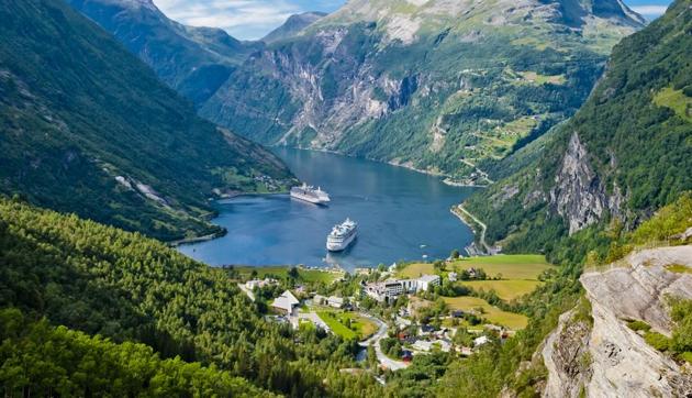 A vegan-themed cruise bound for Norway’s fjords sets sail this month.(AFP)