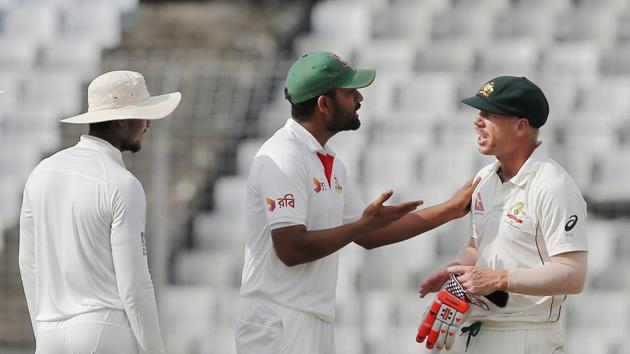 Bangladesh’s cricket team showed that they could sledge Australia and compete on equal terms during the two-Test series that ended 1-1. (AP) Bangladesh’s cricket team showed that they could sledge Australia and compete on equal terms during the two-Test series that ended 1-1. (AP)