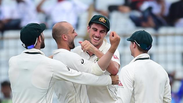 Lyon picked up six wickets and finished the series with 22 wickets, which is the most by an Australian bowler in a two-Test series. (AFP) Lyon picked up six wickets and finished the series with 22 wickets, which is the most by an Australian bowler in a two-Test series. (AFP)