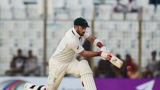Glenn Maxwell and Peter Handscomb guided Australia to victory as they clinched the Chittagong Test by seven wickets. (AFP) Glenn Maxwell and Peter Handscomb guided Australia to victory as they clinched the Chittagong Test by seven wickets. (AFP)
