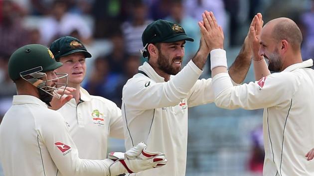 Nathan Lyon was the architect of Australia’s seven-wicket win against Bangladesh in the second Test at Chittagong on Thursday. The series ended 1-1. (AFP) Nathan Lyon was the architect of Australia’s seven-wicket win against Bangladesh in the second Test at Chittagong on Thursday. The series ended 1-1. (AFP)