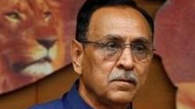 Gujarat chief minister Vijay Rupani.(Reuters File)