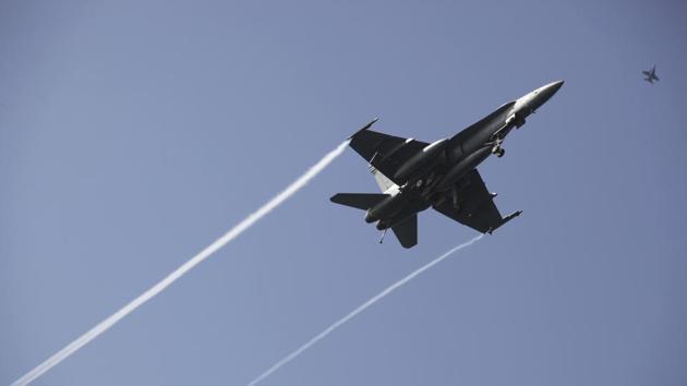 An F-18 fighter jet.(AP file) An F-18 fighter jet.(AP file)