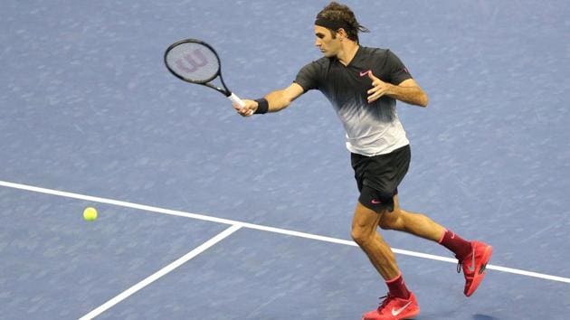 Roger Federer of Switzerland returns a shot to Juan Martin del Potro of Argentina. (USA Today Sports) Roger Federer of Switzerland returns a shot to Juan Martin del Potro of Argentina. (USA Today Sports)