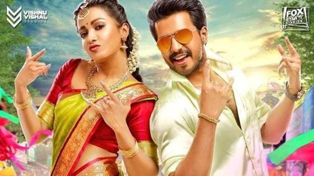 Kathanayagan stars Vishnu Vishal and Catherine Tresa. Kathanayagan stars Vishnu Vishal and Catherine Tresa.