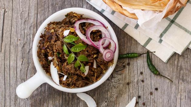 Slow Roasted Beef or Kerala Beef fry is the stuff of legend. The best of it is served in Kerala at tiny shops by the roadside with Malabar porottas. (Shutterstock) Slow Roasted Beef or Kerala Beef fry is the stuff of legend. The best of it is served in Kerala at tiny shops by the roadside with Malabar porottas. (Shutterstock)