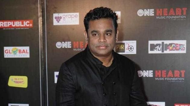 AR Rahman during the premiere of One Heart - A Concert Film in Mumbai .(Prodip Guha)