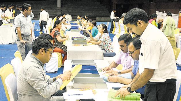 Data says that, while the NSUI held its own in its strongholds, the SFS failed to hold its fort. (Anil Dayal/HT) Data says that, while the NSUI held its own in its strongholds, the SFS failed to hold its fort. (Anil Dayal/HT)