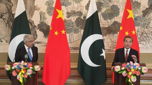 Chinese foreign minister Wang Yi during a joint press conference with his Pakistan counterpart Khawaja Muhammad Asif in Beijing on September 8, 2017. (AFP Photo) Chinese foreign minister Wang Yi during a joint press conference with his Pakistan counterpart Khawaja Muhammad Asif in Beijing on September 8, 2017. (AFP Photo)