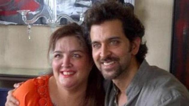 Sharing a ‘then and now’ picture of Sunaina Roshan, Hrithik says he is proud of her transformation.