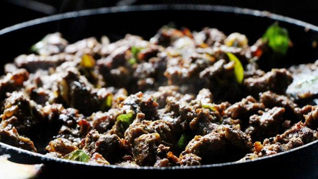 Beef Ularthiyathu Is another variation of a roast especially native to Kottayam in Kerala. (Shutterstock) 
