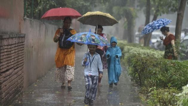 Delhi usually receives around 567mm of rain between June 1 and September 6. But this year, it received around 369mm rain during this period. (Ravi Choudhary/HT Photo) Delhi usually receives around 567mm of rain between June 1 and September 6. But this year, it received around 369mm rain during this period. (Ravi Choudhary/HT Photo)