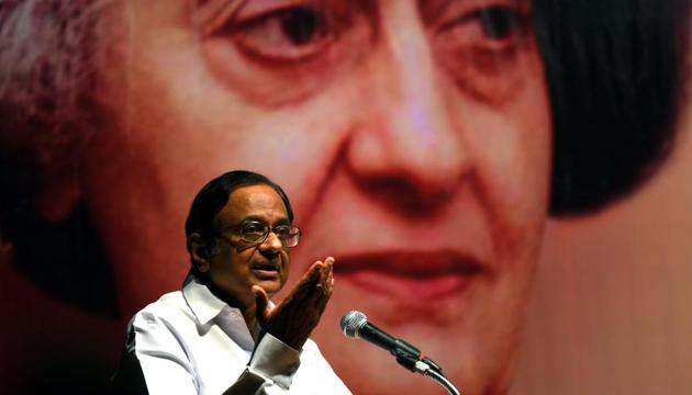 Ex. Finance minister P. Chidambaram during seminar on Indira then, India now foreign policy challenges at Y.B.Chavan auditorium, Nariman point in Mumbai, India, on Saturday, September 09, 2017. (Pratik Chorge/HT Photo) Ex. Finance minister P. Chidambaram during seminar on Indira then, India now foreign policy challenges at Y.B.Chavan auditorium, Nariman point in Mumbai, India, on Saturday, September 09, 2017. (Pratik Chorge/HT Photo)