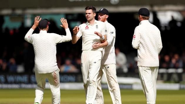James Anderson picked up 7/42, his career-best figures in Tests as England defeated West Indies by nine wickets to clinch the Lord’s Test and the series 2-1. (Action Images via Reuters) James Anderson picked up 7/42, his career-best figures in Tests as England defeated West Indies by nine wickets to clinch the Lord’s Test and the series 2-1. (Action Images via Reuters)