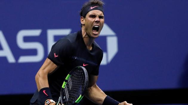 Nadal made a strong comeback and won the next three sets. (REUTERS) Nadal made a strong comeback and won the next three sets. (REUTERS)