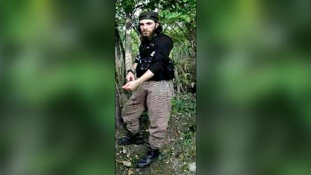 Hizbul militant Tariq, along with another militant, was killed in an encounter in Shopian on Sunday. (Photo: ANI Twitter)