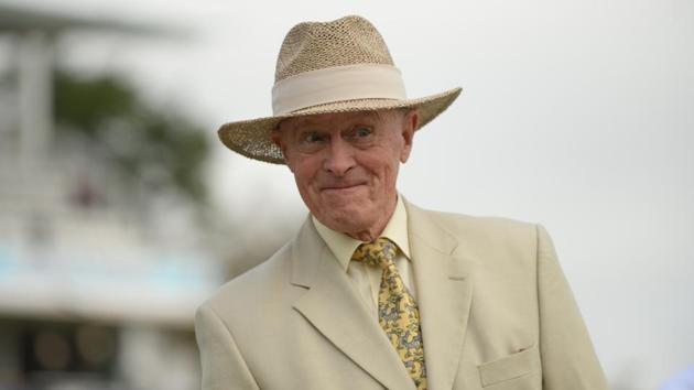 Geoffrey Boycott at the third test match between England and the West Indies at Lord's, London on September 7, 2017.(Getty Images)
